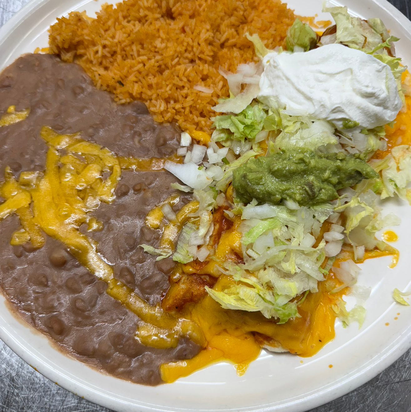 Deluxe Burrito Combo.