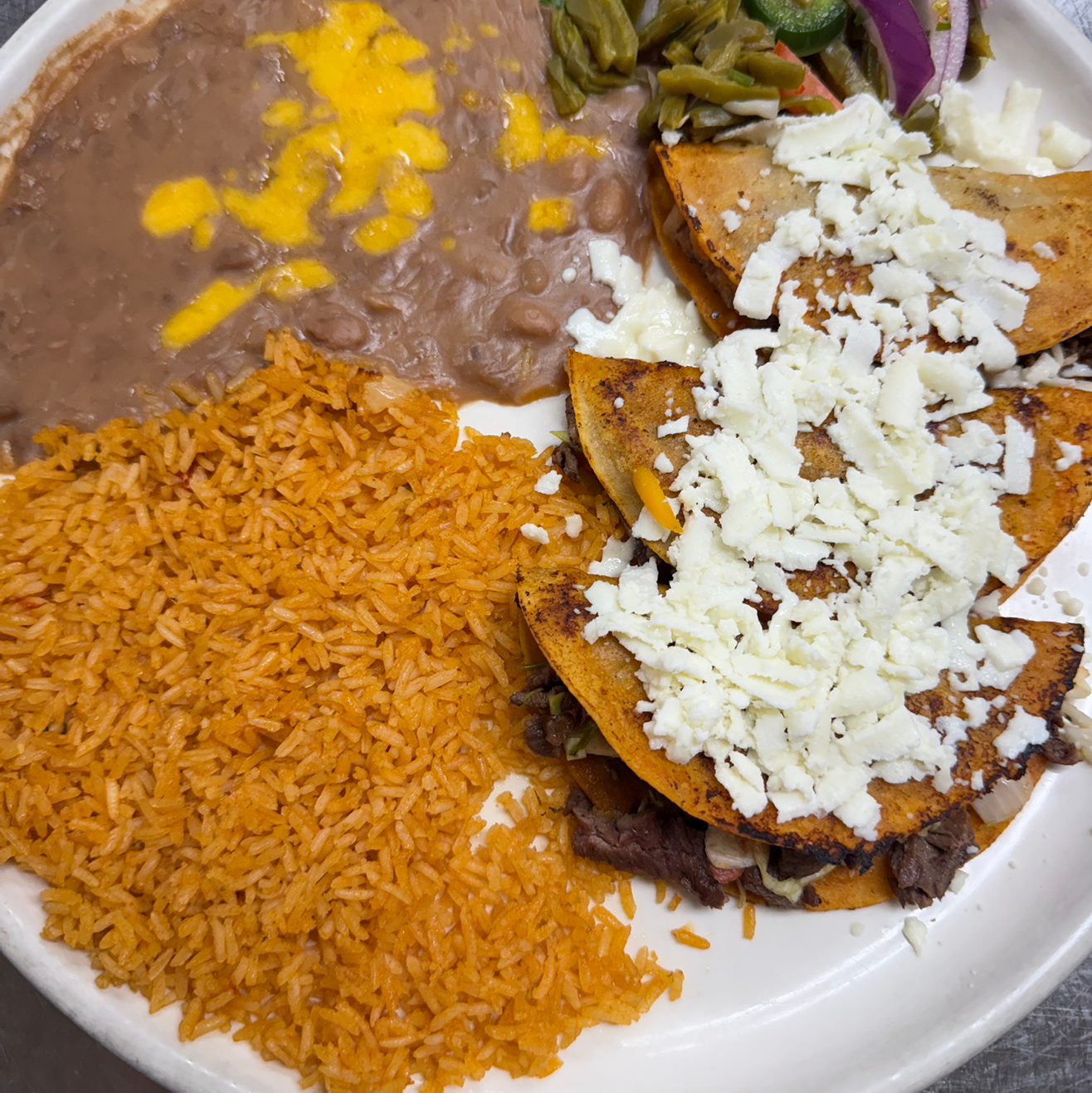 Tacos Al Carbon.