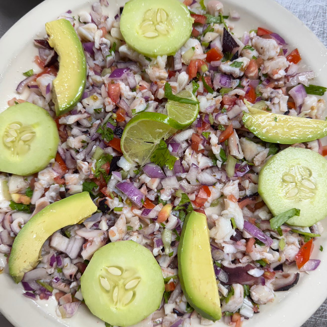 Ceviche De Mixto.