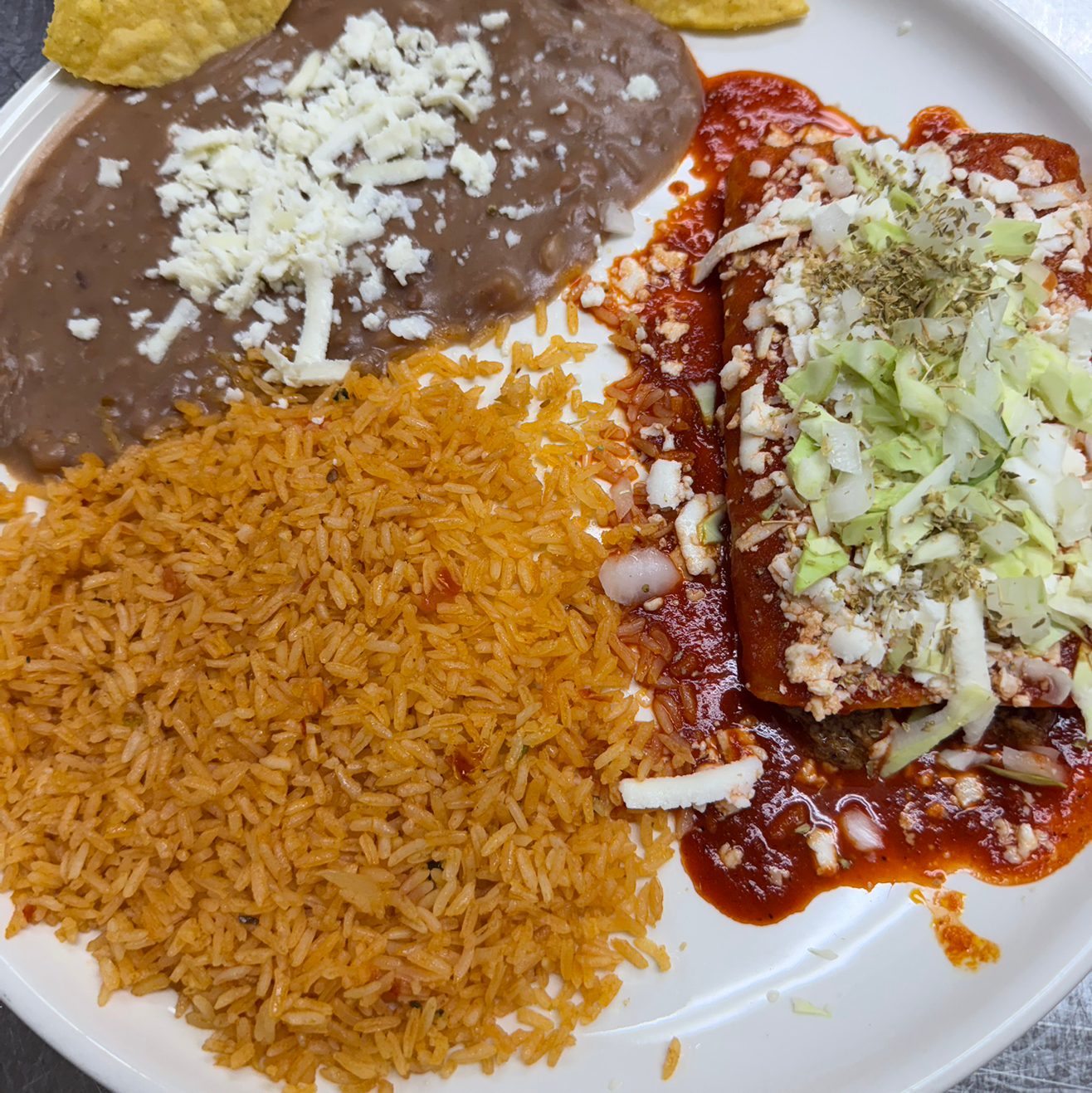 Enchiladas Rancheras.