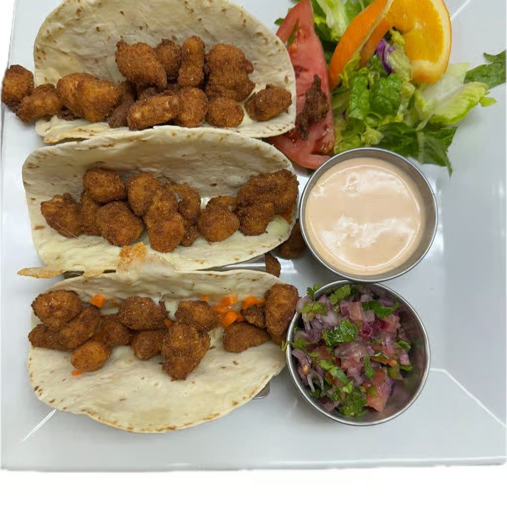 Baja Fish Tacos.