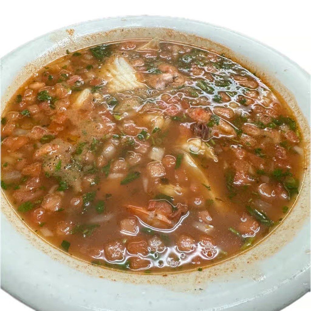 Sopa De Camaron Y Pescado.