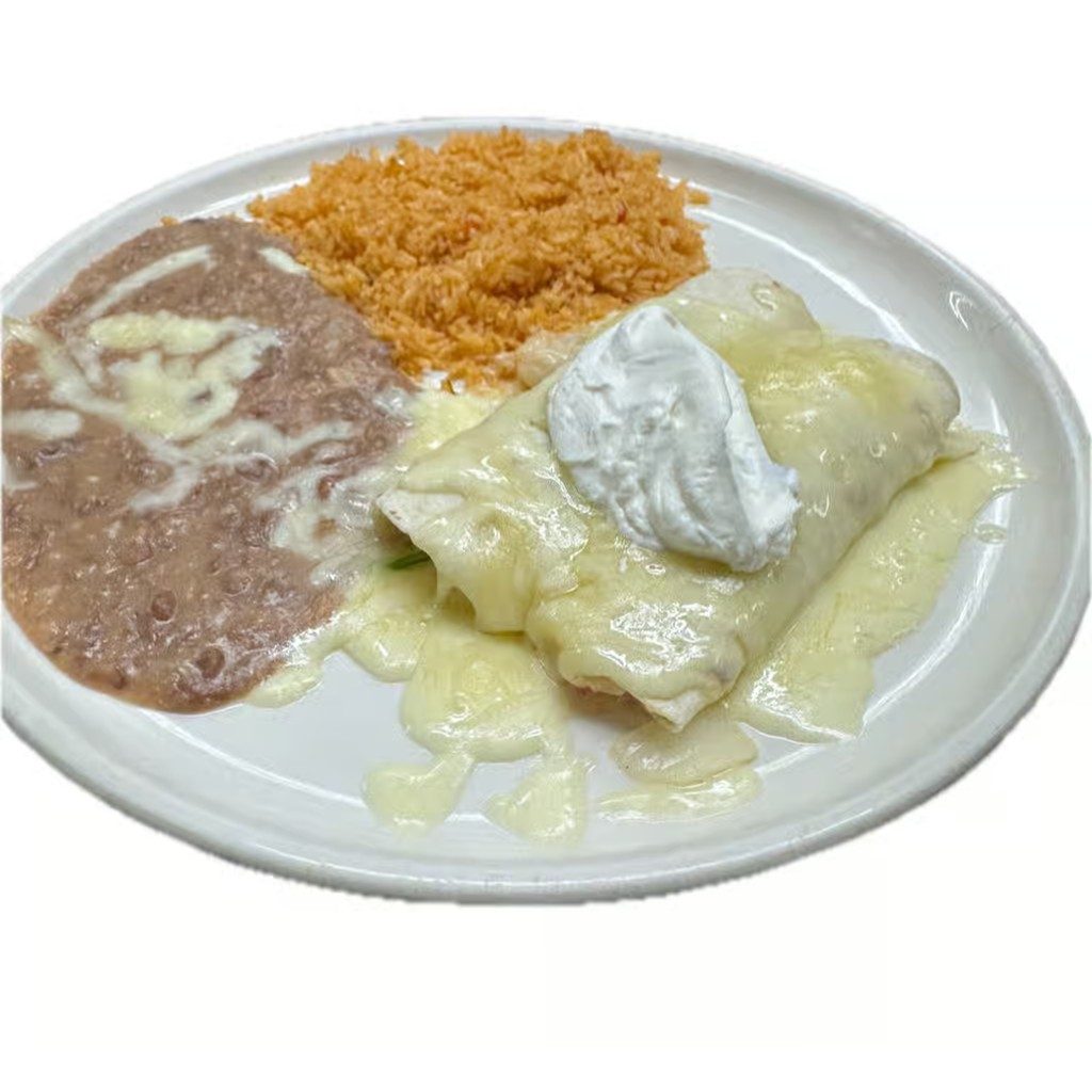 Enchiladas Popeye.